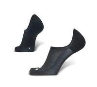 OS1st Unisex No Show Athletic Nekkid Comfort Socks light compression for added stability, non-slip wear & circulation, Black, Medium