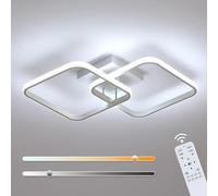 Osairous Infinitely dimmable Square Cross Ceiling Light
