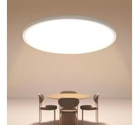 Osairous LED Flush Mount Ceiling Light 36W, 16" Ultra Thin Lighting Fixture, 3980 LM Flat Round Ceiling Lamp, 3000K Warm Light Lamps for Living Room, Bedroom, Hallway