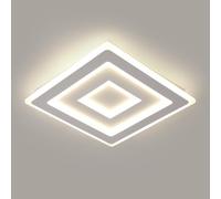 Osairous Modern LED Ceiling Light, 52W 5850LM Ceiling Lamp LED Acrylic, White Squares Design for Living Room, Bedrooms, Dining Room, Kitchenand, Corridor, Natural Light 4500K