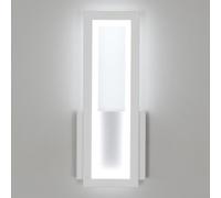 Osairous Wall Light Indoor LED, 16W 1800LM Modern White Acrylic Wall Lamp, 6500K White Light for Bedroom, Living Room, Hallway, Staircase, 32CM