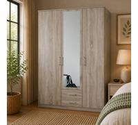 Osaka 112484 3 Door 2 Drawer +Mirror Oak