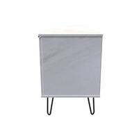Osaka 2 Door 1 Drawer Wide Tv Unit In Marble (Ready Assembled)