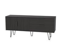 Osaka 2 Door 2 Drawer Sideboard In Black Matt (Ready Assembled)