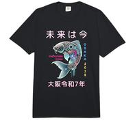Osaka 2025 Japan Futuristic Koi Design. The Future is Now Comfort Colors Adult Heavyweight T-Shirt