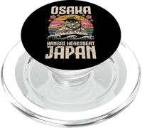 Osaka Castle Kansai Heartbeat Japan Retro Travel Souvenir PopSockets PopGrip for MagSafe