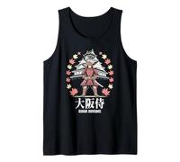 Osaka Castle Samurai Vintage Japanese Kanji Japan Souvenir Tank Top