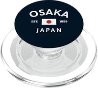Osaka Japan Est. 1889 Japanese Flag Souvenir PopSockets PopGrip for MagSafe