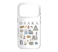 Osaka Japan Icons Cute Culture Travel Art Illustration Case for iPhone 17 Pro