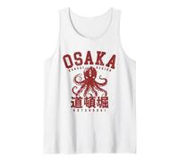 Osaka Japan Takoyaki Dotonbori Octopus Japanese Graphic Tank Top