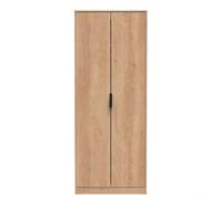 Osaka Tall Plain Wardrobe In Nebraska Oak (Ready Assembled)