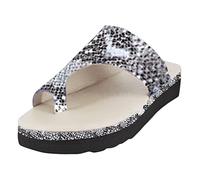 Osaka Women's Shoes H Width Wedge Shoes Toe Sandals Thick Clip Summer Women Beach Floor Shoes Heel Women Slippers Shoes Woman Black Elegant, Balck, 9.5 UK