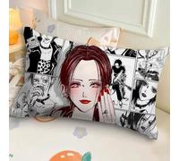 Osaki Nana Anime Pillow Case Double Sided Prints Pillow Cover Komatsu Nana Cartoon Soft Throw Pillow Cases Decoration for Home Sofa Bedding 60 * 40cm