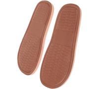 OSALADI 1 Pair Comfortable Foot Pads Professional Shoe Pads Lightweight Foam Foot Cushions Sturdy Shoe Soles for DIY Crafting Brown 26cm