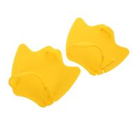 OSALADI 1 Pair Silicone Swim Paddles Hand with Adjustable Straps and Hardboard Structure for Adults, Speed and Efficiency in Freestyle Swim and Diving Training