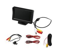 OSALADI 1 Set HD Car Rear View Camera and Monitor Easy Installation for Safe Reversing Compatible with Trucks Suvs and for Personal and Professional Use