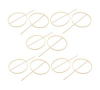 OSALADI 10 Sets DIY Chinese Fan Frame Kit with Beige Plastic Blanks and Bamboo Handles Sturdy and Elegant Craft Supplies for Art Projects Home Decor Weddings and Cultural Events