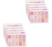 OSALADI 10 Sheets Self Adhesive Bible Tabs for Study Bible Index Stickers with Gold Lettering Saving Page Markers for Men and Women Decorative and Accurate Reference Labels