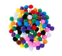 OSALADI 100 Pcs Colorful Pom Ball Plush Craft Accessories for DIY Handmade Decorations for Clothes Bags Kindergarten Art Projects and Creative Play