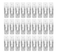 OSALADI 100Pcs 7Cm Rectangle Snap Clips Iron Hair Barrette DIY Handmade Hairpin Accessories for Women Hair Styling and Craft Use