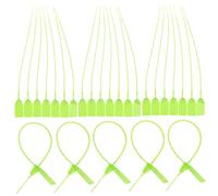 OSALADI 100pcs Counterfeiting Cable Ties Fixing Ring Self-Locking Wire Tie Wraps for Signs Tags Cables Wires