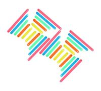 OSALADI 100pcs Geometry Building Sticks for Plastic Math Manipulatives for Classroom and Home Lengths Construction to Learn Angles Shapes and Area Calculation