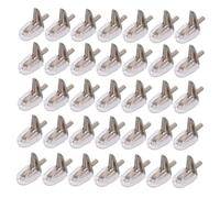 OSALADI 100pcs Metal Shelf Support Pegs Cylindrical Shaped Cabinet Shelf Nails Clear Plastic Replacement Pins for Kitchen Furniture Bookcase Secure Embedded Installation Easy Assembly