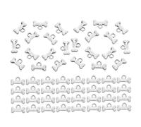 OSALADI 100pcs Mini Dog Bone Charms Antiqued Alloy Pendants for DIY Jewelry Making Unique Pet Lover Beads for Bracelets Necklaces Earrings Craft Supplies