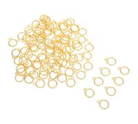 OSALADI 100pcs Mini Round Zinc Alloy Resin Bezel Frames Hollow Pendant Trays for UV Resin Jewelry Making DIY Earrings Necklace Bracelets Craft Projects