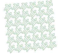 OSALADI 100pcs Ocean Themed Turtle Paper Clips Metal and Fasteners for Secure Document Holding Cute Clips for Notebooks Journals Office and School Use