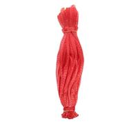 OSALADI 100pcs Red Elastic Mesh Watermelon Net Bags with Drawstring, Reusable Vegetable and Fruit Storage Bags for Onion, Cucumber, Potato Protection in Garden and Grocery Use