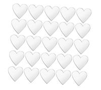 OSALADI 100pcs Self Adhesive Heart Mirror Stickers for Crafts Home Wall Art Scrapbooking Decoration Mini Acrylic Love Heart Decals for Valentine Day and Weddings