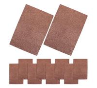 OSALADI 10pcs A4 Coffee Color Glitter Foam Sheets for Crafts, Thick Non-Adhesive Sparkly Foam Paper, DIY Kindergarten Decorative Craft Material