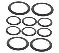 OSALADI 10pcs Black Pet Tape for Dry Erase Board and Metal Surfaces, Self-adhesive Grid Marking Tape Leaves No Residue, Easy to Stick and Remove, for Making Grid Lines and Marking Graphs