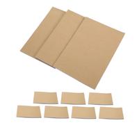 OSALADI 10Pcs Blank Kraft Paper Pocket Notebooks with Auto Copy Pages for Financial Records Office Writing Journal Portable Memo Pads for Business and Classroom Use