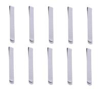 OSALADI 10pcs Hemming Quilting Clips with Measuring Ruler Metal Sewing Clamps for Precise Fabric Rolling and Edge Fixing Wear-resistant Crafting Tools for Quilting and Sewing Projects