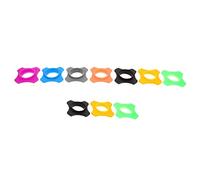 OSALADI 10pcs Microphone Anti-rolling Silicone Rings Protective Sleeves for Outdoor Parties and News Interviews Multi-colour