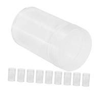 OSALADI 10pcs Plastic Coin Capsules 27mm Inner Diameter Storage Boxes for Collectors