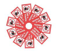 OSALADI 10pcs Please Do Not Touch The Sign No Cell Phone Use Sticker Dont Touch My Car Sticker Automatic Door Sticker Do Not Touch Warning Sign Sticker Labels Don't Touch PVC Self-Adhesive