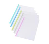 OSALADI 10PCS Sliding Bar File Folders Non-Slip Locking Document Organizer for Home School Office Report Holder