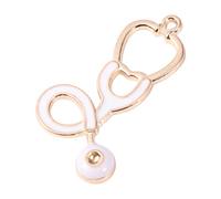 OSALADI 10pcs Stethoscope Pendant Charm Diy Alloy Jewelry Making Accessory for Necklace Bracelet Crafting Charms
