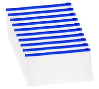 OSALADI 10Pcs Transparent Pencil Pouches Pencil Cases with Smooth Zipper Lightweight and Washable Storage Bags for School Supplies and Stationery Organization