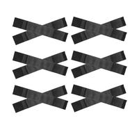 OSALADI 12pcs Black Funeral Mourning Armbands Adjustable Polyester Straps