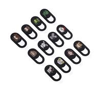 OSALADI 12pcs Cartoon Camera Cover Slide for Laptop and Tablet Ultra Thin Privacy Prevents Web Hacking Adorable Zodiac Designs for Home and School Use