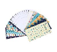 OSALADI 12pcs Cash Envelopes Budgeting Set with Budget Sheets and White Label Stickers Large Capacity Punch Coupon Organizer Wallet for and Bill Planning