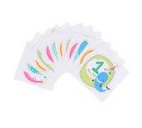 OSALADI 12pcs Month Stickers Labels Fun Cartoon Design for Newborn Decor Safe Photo Props for First Year Memories