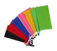 OSALADI 12pcs Pencil Pouch Zippered Oxford Cloth Organizer for Stationery Toiletries and Travel Essentials Multiple Colors for Office and School Use