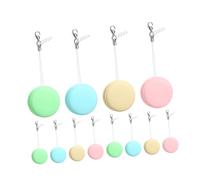 OSALADI 12pcs Portable Phone Screen Cleaning Wipes Multi Use Non Scratch Cleaner for Cell Phones Glasses Lenses Electronic Devices with Cute Pendants