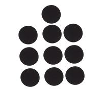OSALADI 12Pcs Self Adhesive Hook Loop Tape Dots Durable Mounting Tape for Home Office and School Projects Versatile Black Fasteners for Indoor Outdoor Use