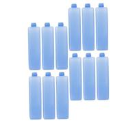 OSALADI 12pcs Small Ice Packs for Air Conditioner Fan Cooling Reusable Freezer Blocks with Water Fill Portable Blue Cooler Ice Packs for Refrigerator Fresh Food and Cold Chain Transport